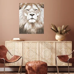 Best Dada Art Affiche portrait Lion L.40 x l.30 cm