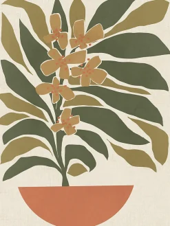 Sale Dada Art Affiche végétal dessin l.30 x H.40 cm