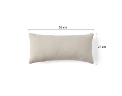 Best Mobilier Alicante - coussin - en velours texturé - 28x58 cm -* Coussin Pour Canapé