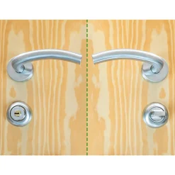 Hot Amig - Rosace de condamnation 50R-KD - 54 mm - Chromé mat