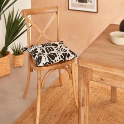 Outlet Eden Assise de chaise en coton Twisted Lime