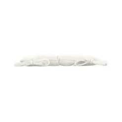 Clearance Douceur D'Intérieur Assise matelassée en coton et polyester recyclé (38x38 cm - Blanc)