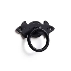 Best Niubo Bague en acier finition forge noire, dimensions: 67x47x15mm-