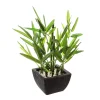 Atmosphera Créateur D'Intérieur Bambou artificiel - pot en céramique - H26 cm - Atmosphera* Plante Artificielle