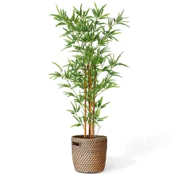 IDMarket Bambou artificiel hauteur 150 cm* Plante Artificielle