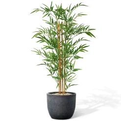 IDMarket Bambou artificiel hauteur 120 cm* Plante Artificielle