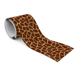 Outlet Muralo Bande Décorative auto-adhésif Motif Taches De Girafe Pour Chambre Enfants 10cm x 300cm