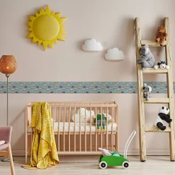 Clearance Muralo Bande Décorative auto-adhésif VOITURES Colorées Pour Chambre Enfants 10cm x 300cm