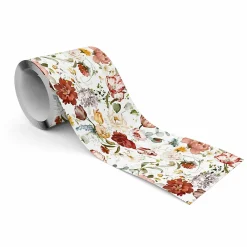 Muralo Bande Décorative auto-adhésif FLEURS Feuilles Plantes Pour Salon 10cm x 300cm