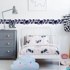Muralo Bande Décorative auto-adhésif ASTRONATES Cosmos Pour Chambre Enfants 10cm x 300cm* Frise Murale