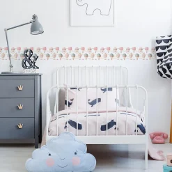 Sale Muralo Bande Décorative auto-adhésif DECORATIVE BALLONS Pour Chambre Enfants 10cm x 300cm