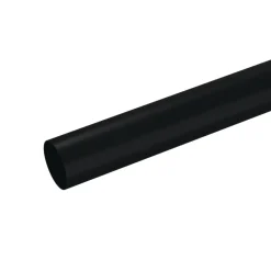 GoodHome Barre à rideaux Araxos noir mat Ø2,8 x L.200 cm