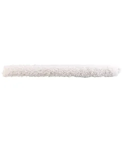 Douceur D'Intérieur Bas de porte MOUTON 80 x 10 cm - Imitation fourrure - 80x10cm - Blanc* Boudin De Porte