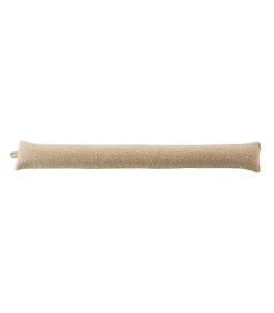 Douceur D'Intérieur Bas de porte WOOLY 80 x 10 cm - Effet bouclette - Coloris Beige - 80x10cm - Beige* Boudin De Porte