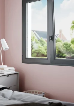 GoodHome Boitier crémone pour fenêtre Irvil aluminium noir RAL7021* Poignée De Fenêtre