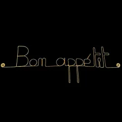 Clearance Bijoux De Mur Bon appétit - Sculpture fil de fer 40-50 cm -