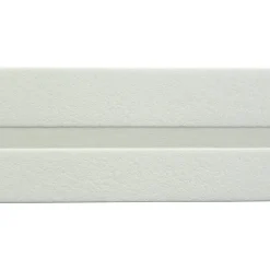 Clearance GoodHome Bordure adhésive vinyle expansé Scabra blanc