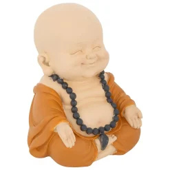 Atmosphera Créateur D'Intérieur Bouddha Baya H.16cm résine assorti- Noir- Atmosphera* Statue Décorative