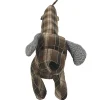 New Linnea Boudin de porte en polyester motif quadrillés collection DOG RETRO marron