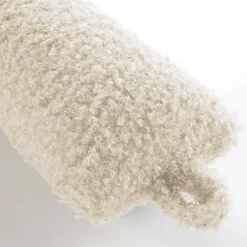Douceur D'Intérieur Boudin de Porte imitation fourrure Bouclette Wooly (80x10 cm - Naturel)* Boudin De Porte