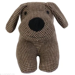 Online Linnea Boudin de porte WOOF petit chien marron motif petits carreaux