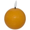 Atmosphera Créateur D'Intérieur Bougie boule à led Molia D12cm jaune - Atmosphera* Bougie Et Senteur