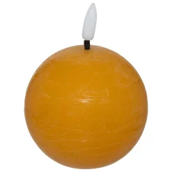 Atmosphera Créateur D'Intérieur Bougie boule à led Molia D12cm jaune - Atmosphera* Bougie Et Senteur