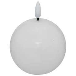 Atmosphera Créateur D'Intérieur Bougie boule LED Molia D.8cm blanc - Atmosphera* Bougie Et Senteur