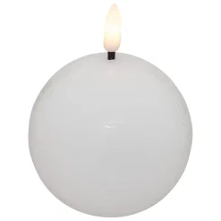 Atmosphera Créateur D'Intérieur Bougie boule LED Molia D.8cm blanc - Atmosphera* Bougie Et Senteur