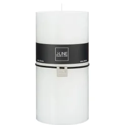 Sale J-Line Bougie cylindrique 140H blanc 10x10x20 cm
