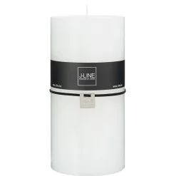Sale J-Line Bougie cylindrique 140H blanc 10x10x20 cm