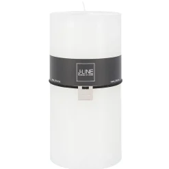 Sale J-Line Bougie cylindrique 140H blanc 10x10x20 cm