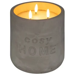 Atmosphera Créateur D'Intérieur Bougie LED Cosy - gris clair - 3 - 2kg - Atmosphera* Bougie Et Senteur