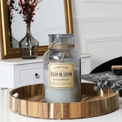 Clearance The Home Deco Factory Bougie parfumée Apothicaire 14.5x25.7 cm Fleur de coton