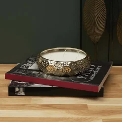 Clearance The Home Deco Factory Bougie parfumée en céramique or du temps 7 mèches