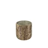 Discount J-Line Bougie parfumée 60H dans pot en verre Bronze 14x14x15 cm