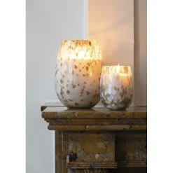 Clearance J-Line Bougie parfumée 90H dans pot en verre multicouleur 10x10x13.75 cm