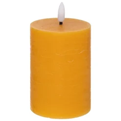 Atmosphera Créateur D'Intérieur Bougie ronde LED Molia 7x13cm jaune - Atmosphera* Bougie Et Senteur