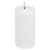Sale Atmosphera Créateur D'Intérieur Bougie ronde LED twist Aloe 7x13cm blanc - Atmosphera