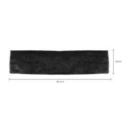 Vivezen Bouillotte longue chauffante - 12 x 80 cm - Bleu -* Bouillotte