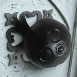 Secury-T Boule rustique, diamètre 700mm, noire* Poignée De Porte Extérieure|Heurtoir