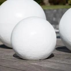 Wanda Collection Boules déco design trio blanc,* Statue Décorative