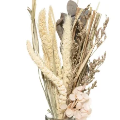 Atmosphera Créateur D'Intérieur Bouquet de fleurs séchées en vase Wonder - Rouge- Atmosphera* Fleur Séchée