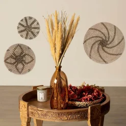 Atmosphera Créateur D'Intérieur Bouquet fleurs séchées - boîte kraft H60 cm - Beige- Atmosphera* Fleur Séchée