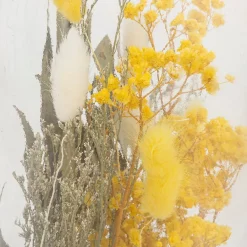 Atmosphera Créateur D'Intérieur Bouteille avec fleurs séchées H46cm jaune - Atmosphera* Fleur Séchée