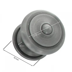 Secury-T Bouton Boule de porte d'entrée rustique argent antique* Poignée De Porte Extérieure|Heurtoir