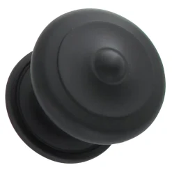 Secury-T Bouton Boule de porte d'entrée rustique noir mat* Poignée De Porte Extérieure|Heurtoir