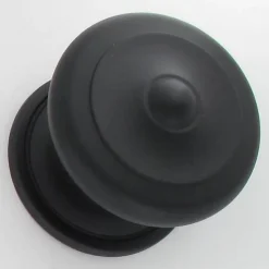 Secury-T Bouton Boule de porte d'entrée rustique noir mat* Poignée De Porte Extérieure|Heurtoir