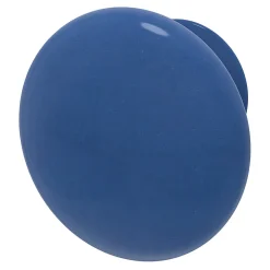 GoodHome Bouton de meuble arrondi Porcelaine Vras violet Ø3.2cm x p.2.5cm* Bouton De Meuble