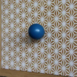 Bouton de meuble arrondi Ferel mat bleu foncé Ø2.7 x l.20,7 cm* Bouton De Meuble